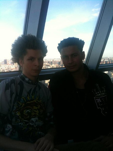 pauly d with his hair down. pauly d with his hair down. hung out with Pauly D from